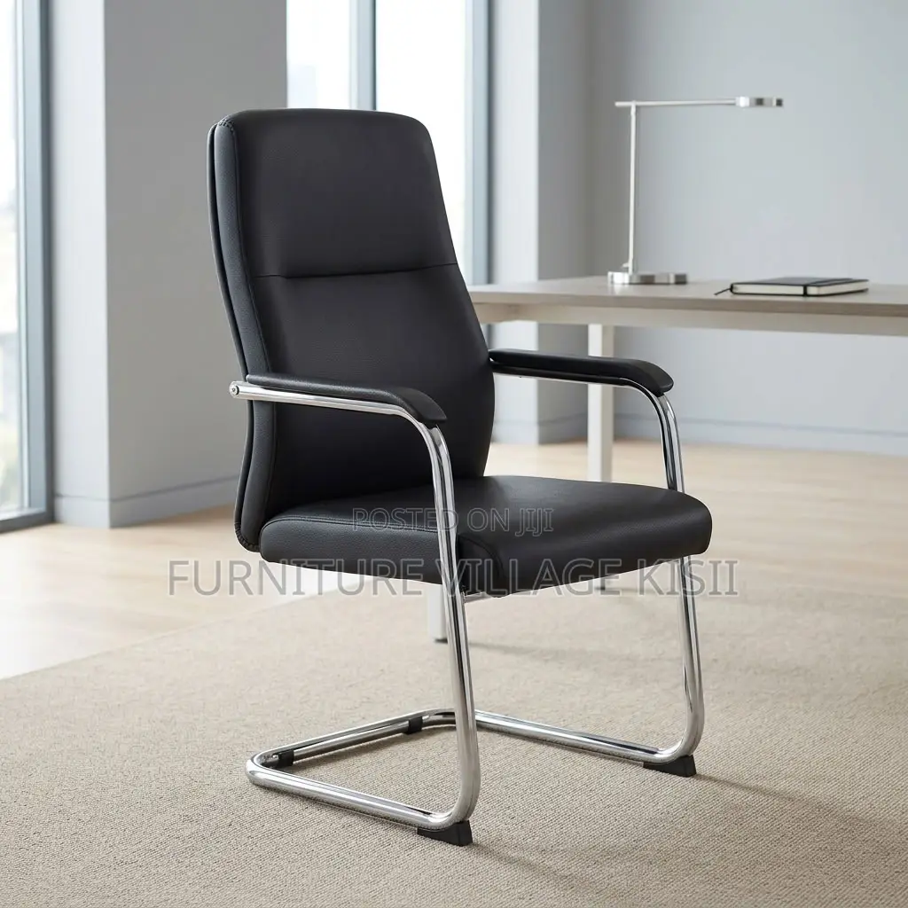 Leather Visitor Office Seat