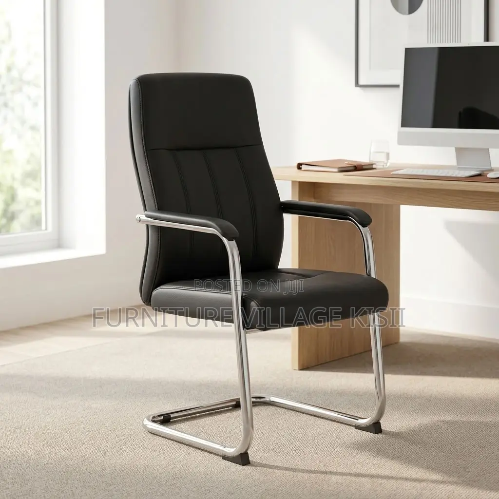 Leather Visitor Office Seat