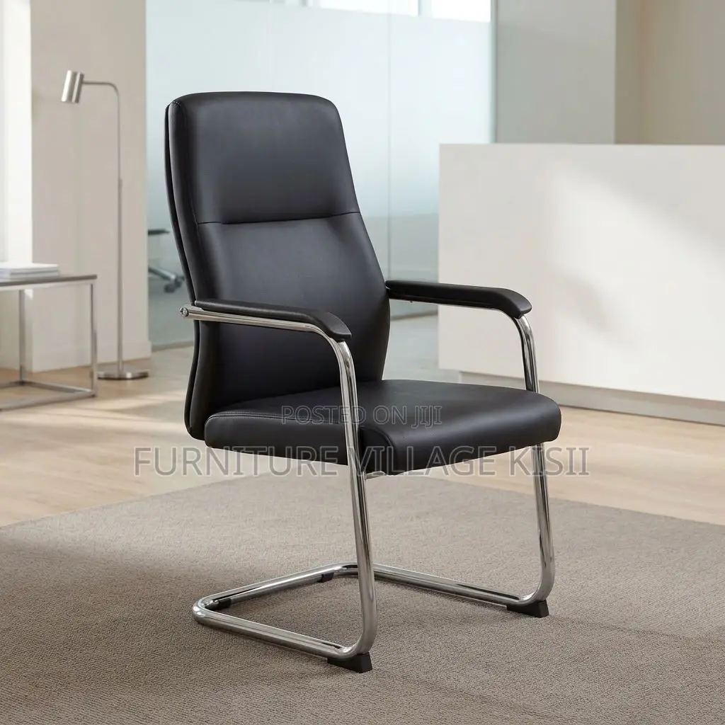 Leather Visitor Office Seat