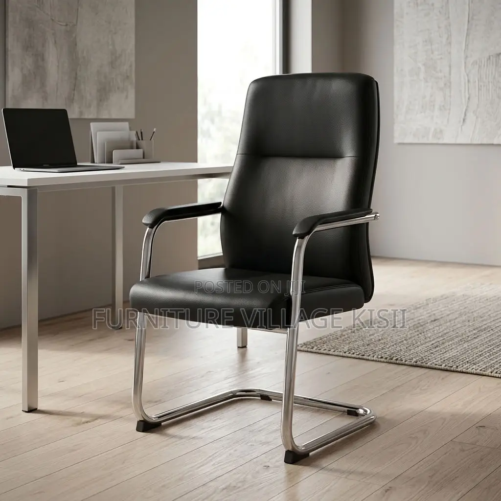 Leather Visitor Office Seat