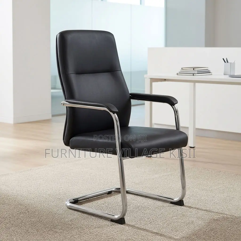 Leather Visitor Office Seat