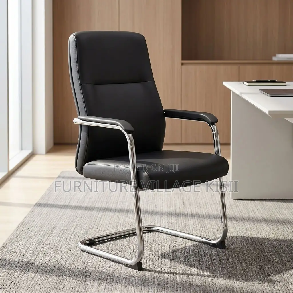 Leather Visitor Office Seat
