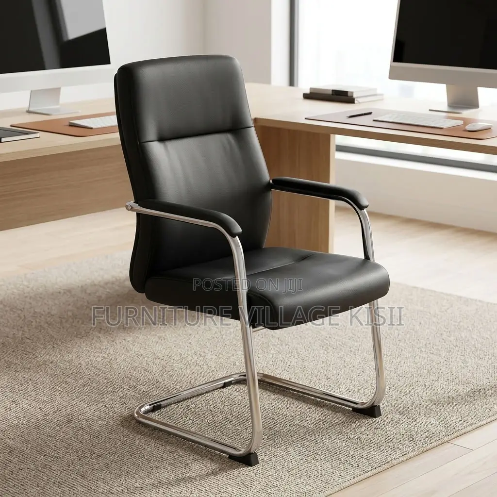 Leather Visitor Office Seat