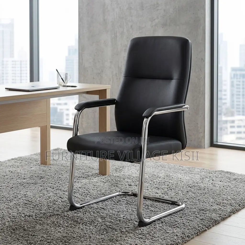 Leather Visitor Office Seat