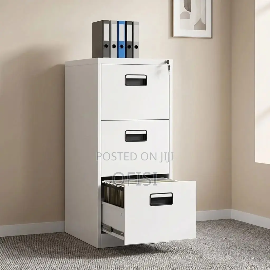 Office Cabinet; Three-Drawer Document Cabinet