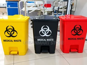Meical Waste NEL 30L Printed Pedal Bin Strong Waste Bin