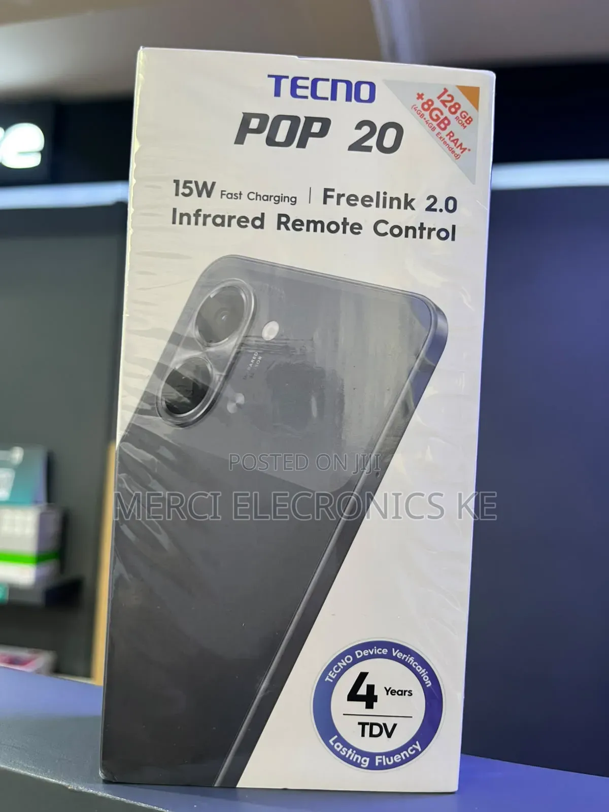 New Tecno Pop 20 64 GB Black