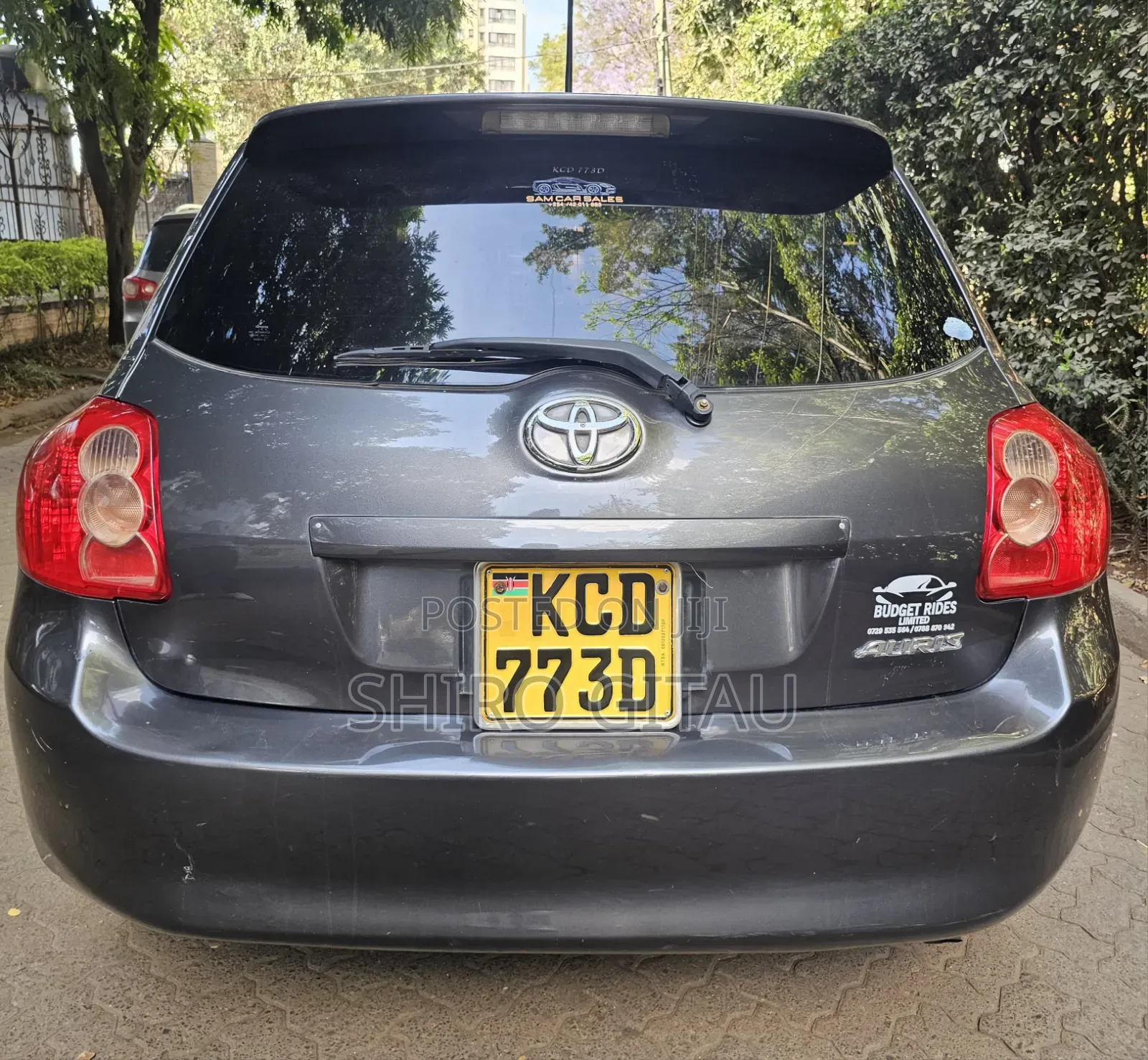 Toyota Auris 2008 Gray