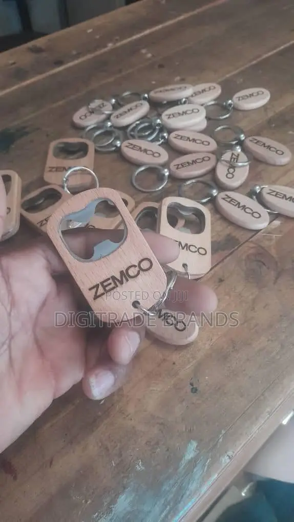 Branded Wooden Keyholders