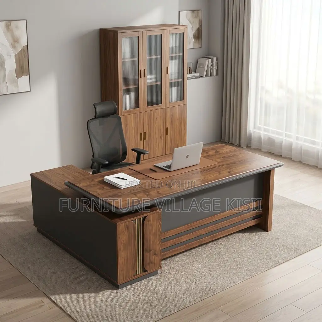 1.8m Desk + Cabinet Office Combo