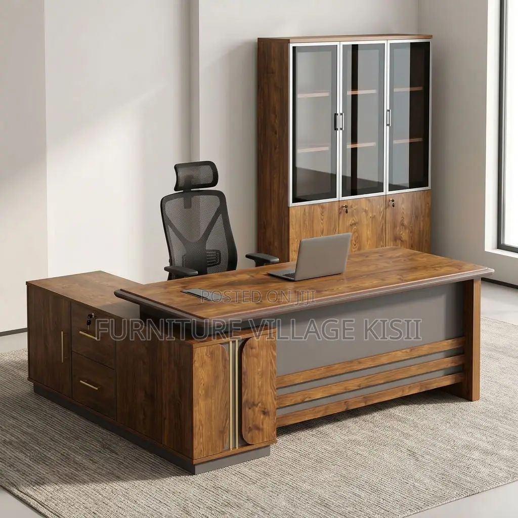 1.8m Desk + Cabinet Office Combo