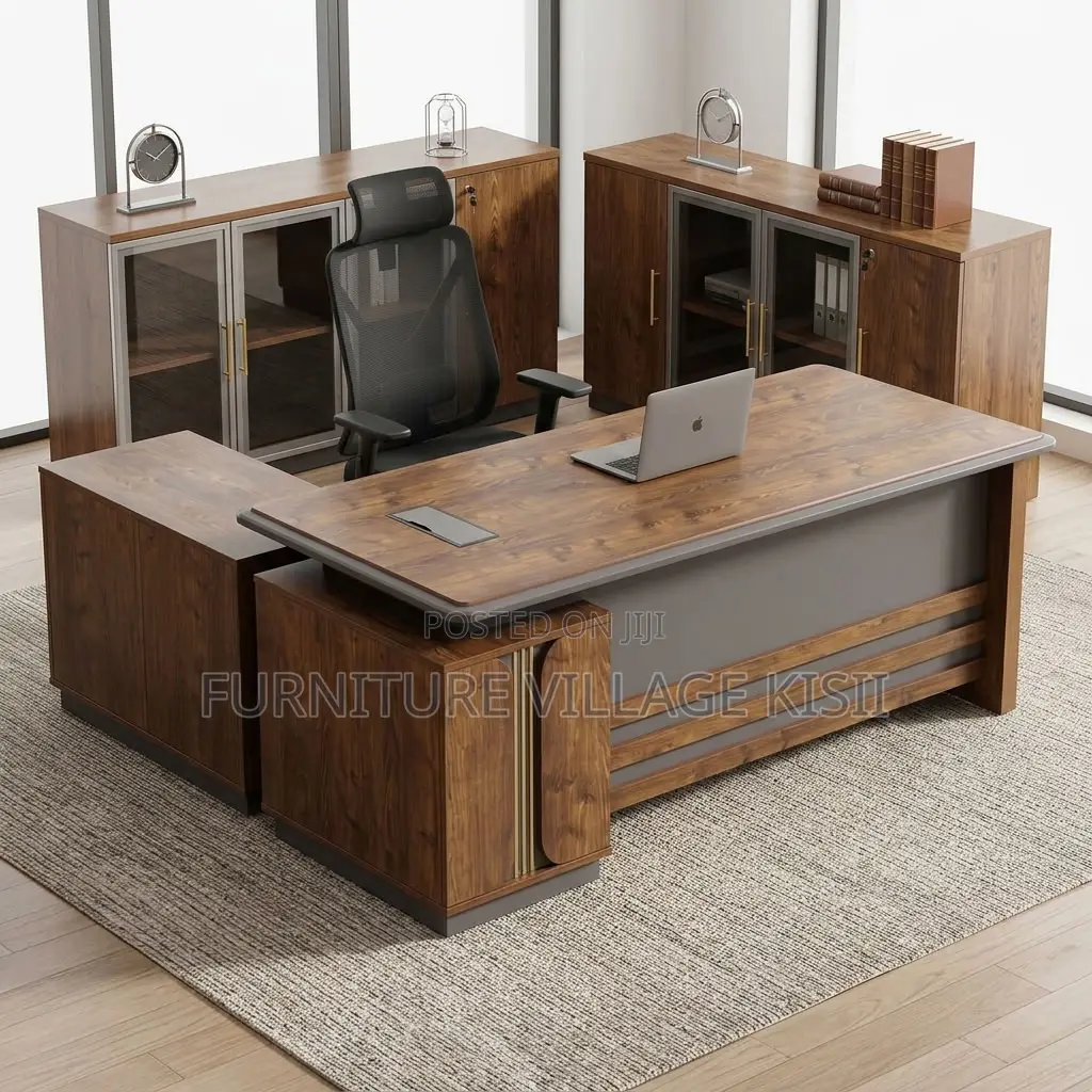 1.8m Desk + Cabinet Office Combo