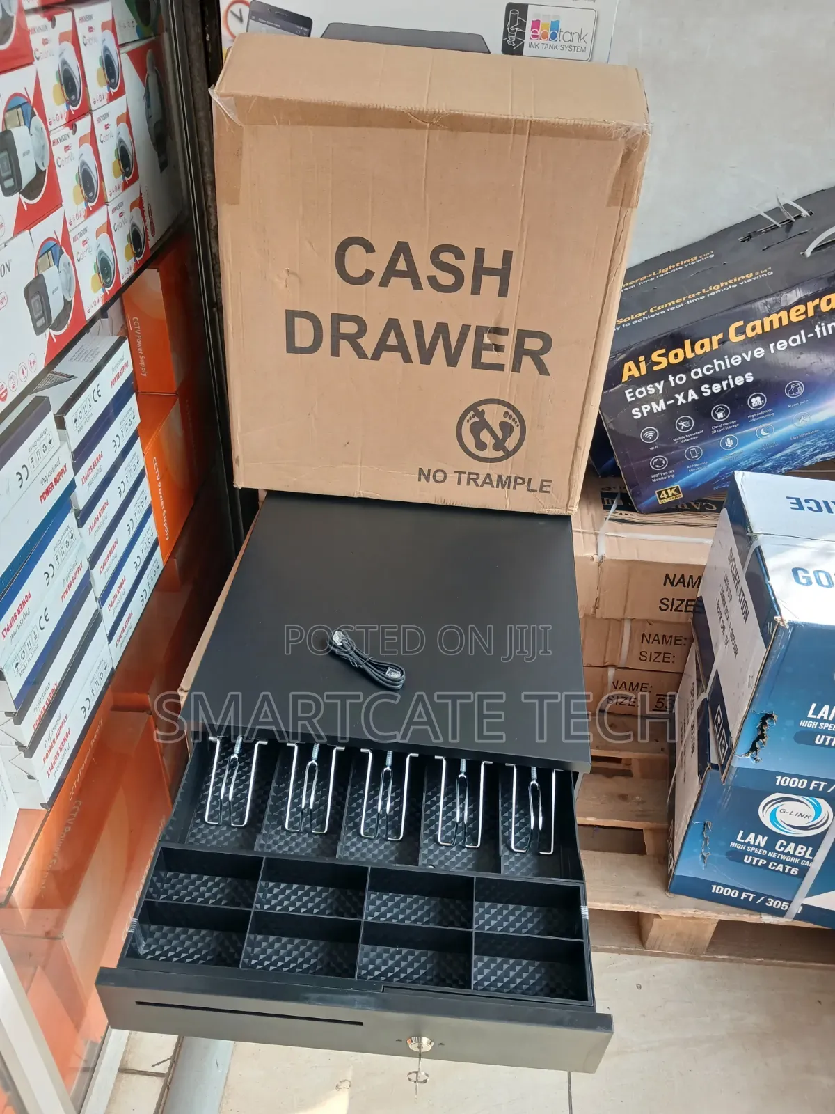 Durable 5-Slot Automatic Cash Drawer for POS Systems Available