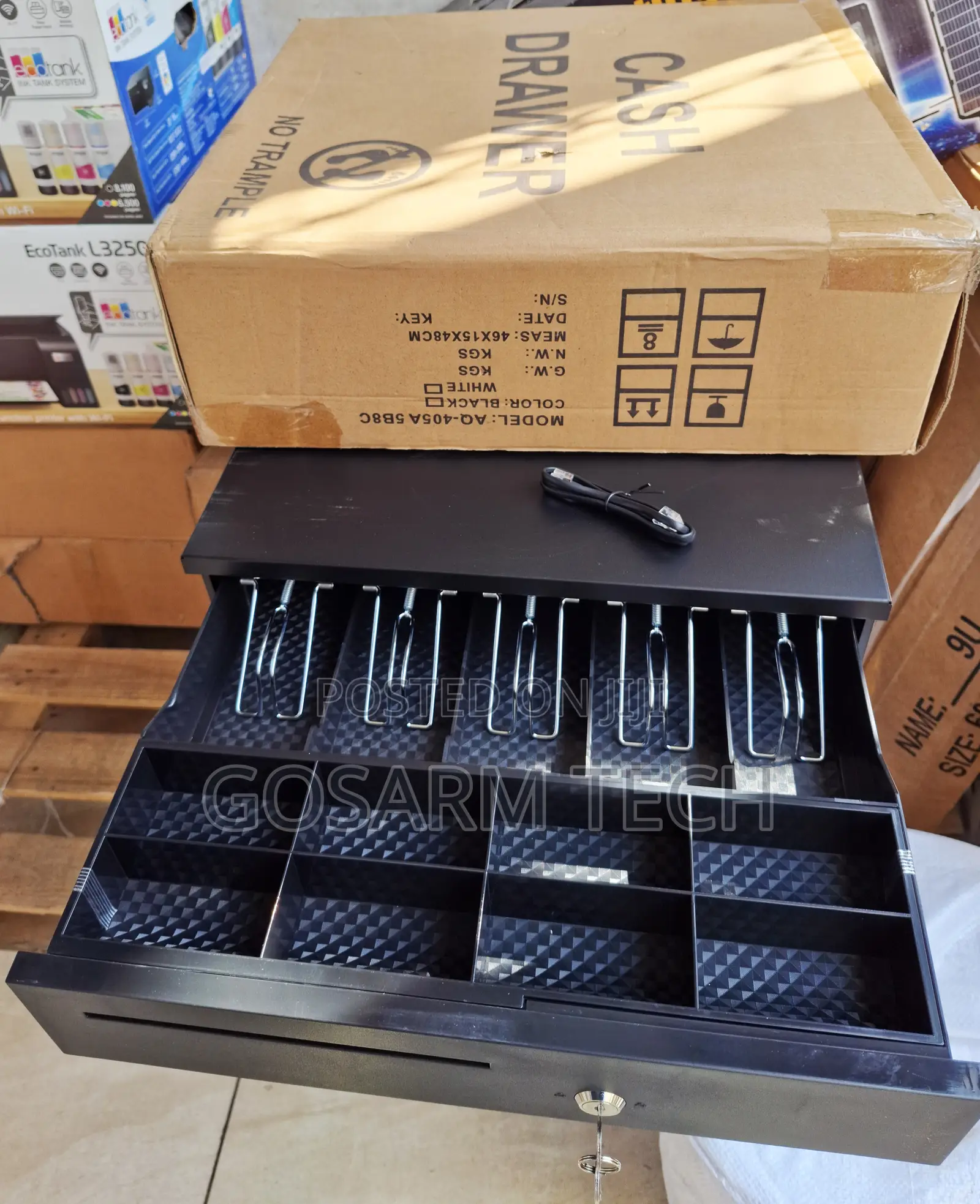 Lockable Metal Cash Register Drawer -Automatic POS Cash Drawer