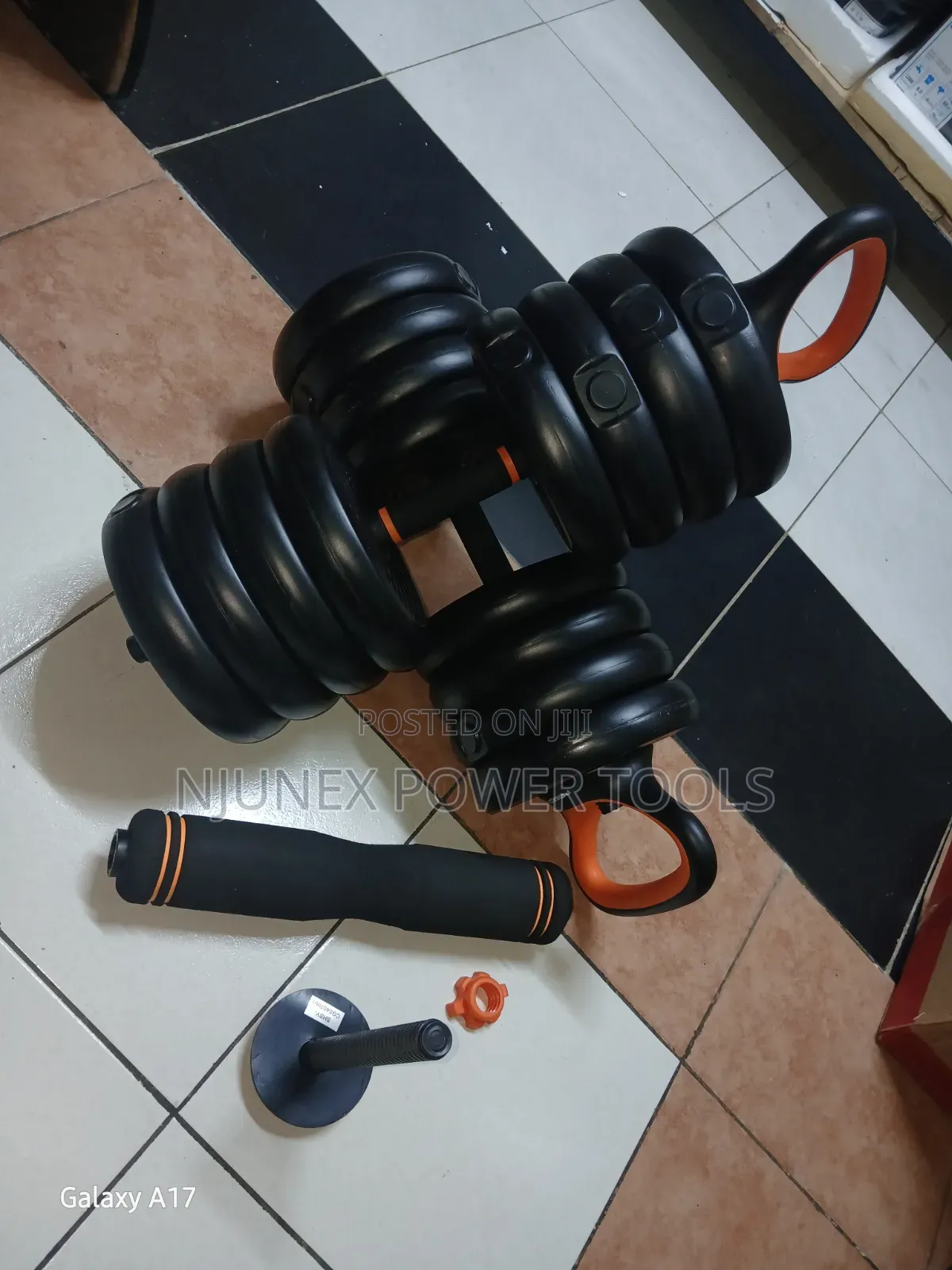 Generic 6-in-1 Adjustable Dumbbell Kettlebell and Barbell Set.Product