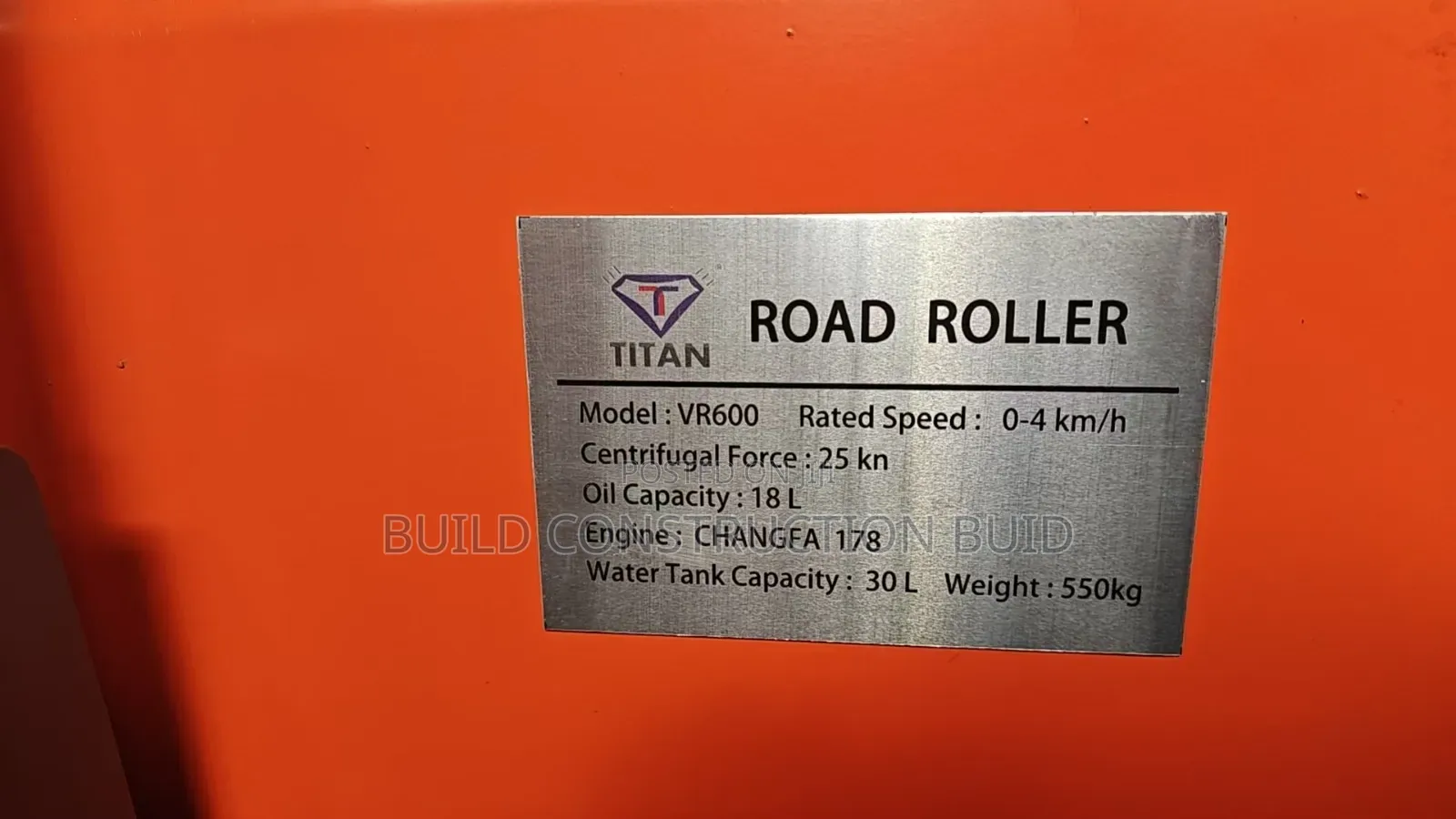 Manual Titan Drum Roller 2 Tonnes.