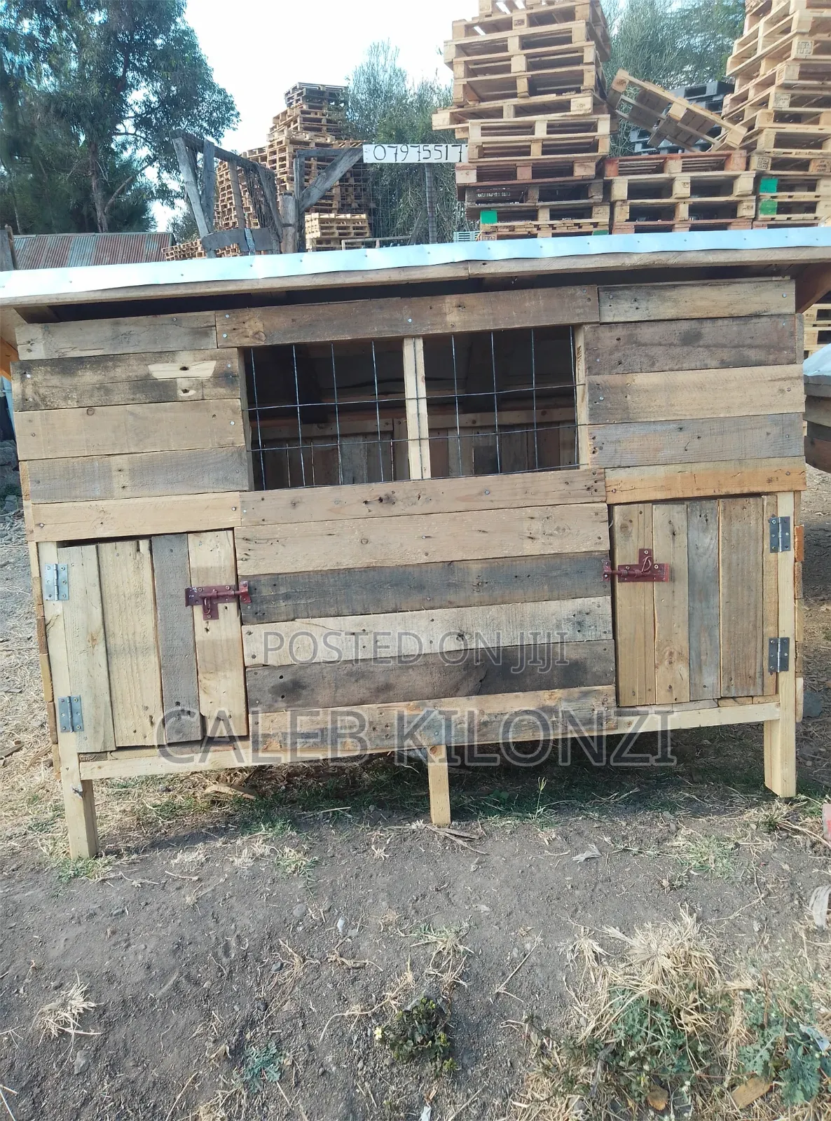 Dog Kennel House 2 Door