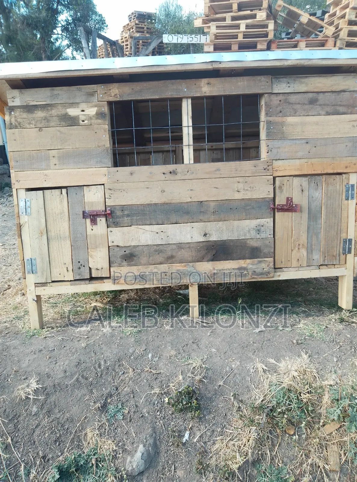 Dog Kennel House 2 Door