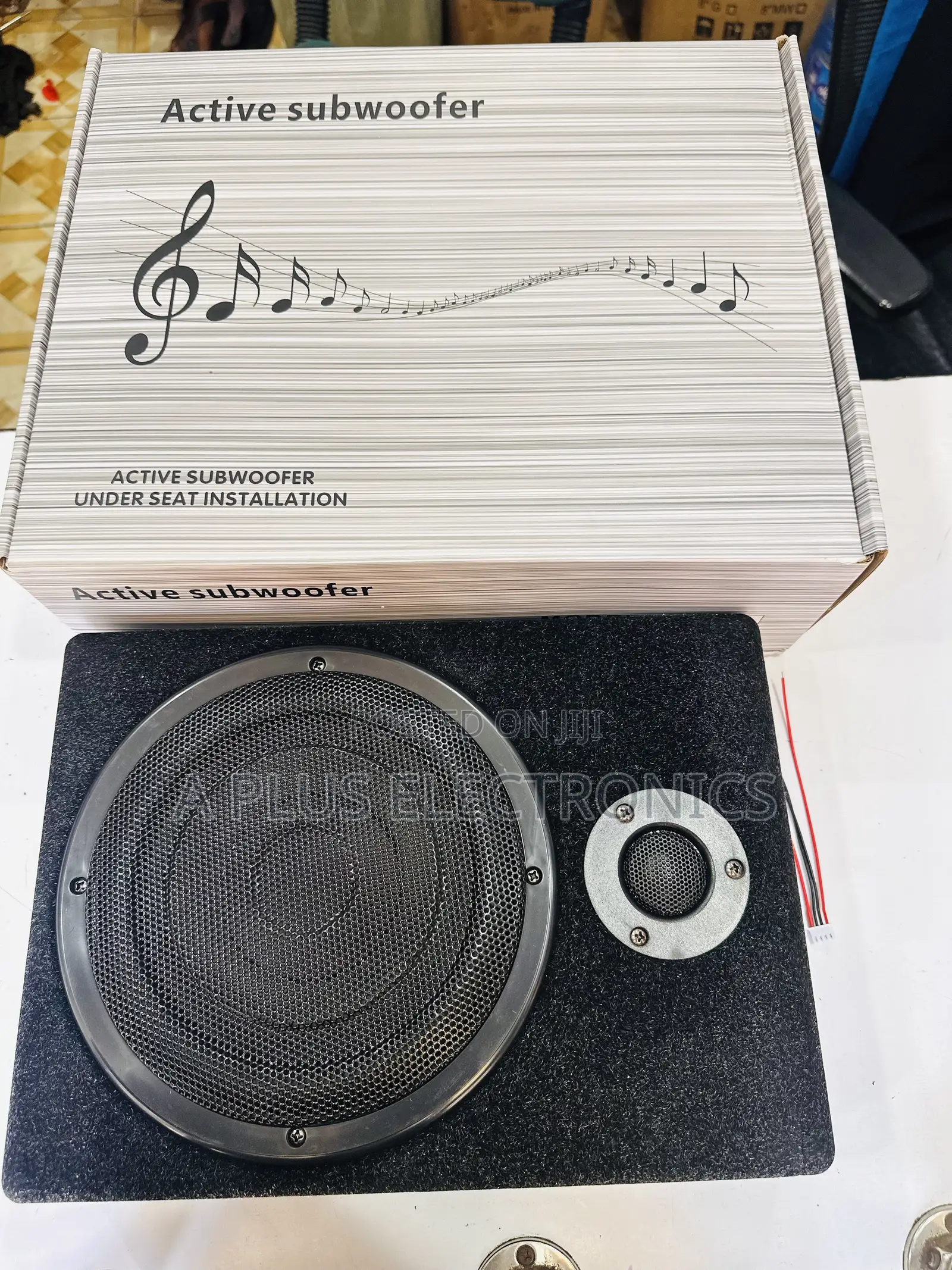Active Underseat Subwoofer 801 8 Inch Slim Design High Power Bass