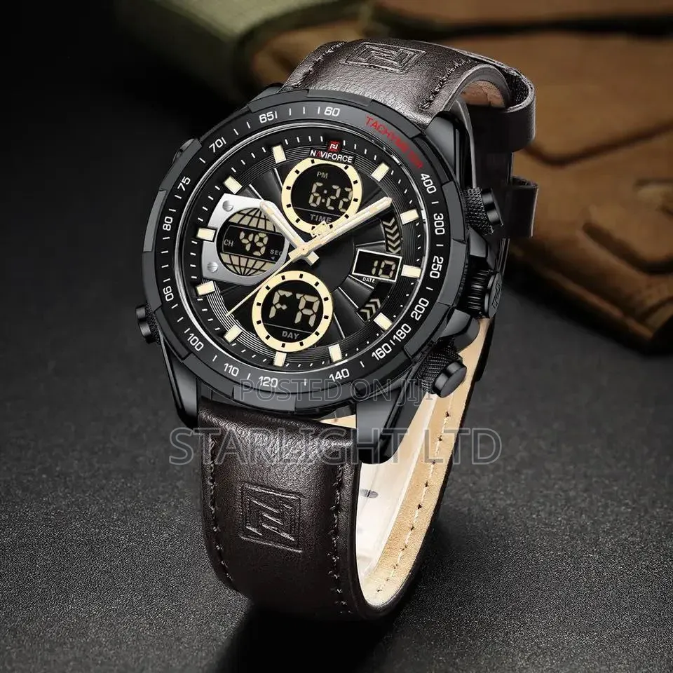 NAVIFORCE Premium Military Analog-Digital Quartz Wristwatch