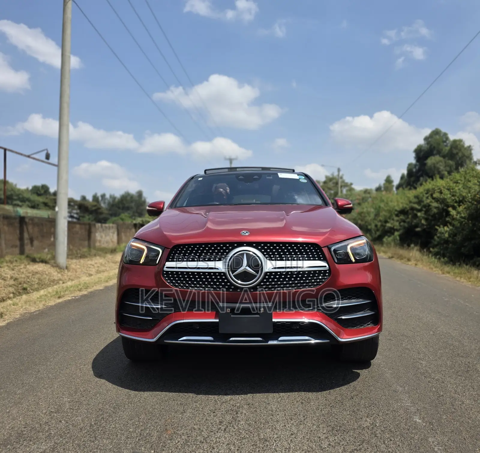 Mercedes-Benz GLE-Class GLE 400d 4MATIC 2020 Red