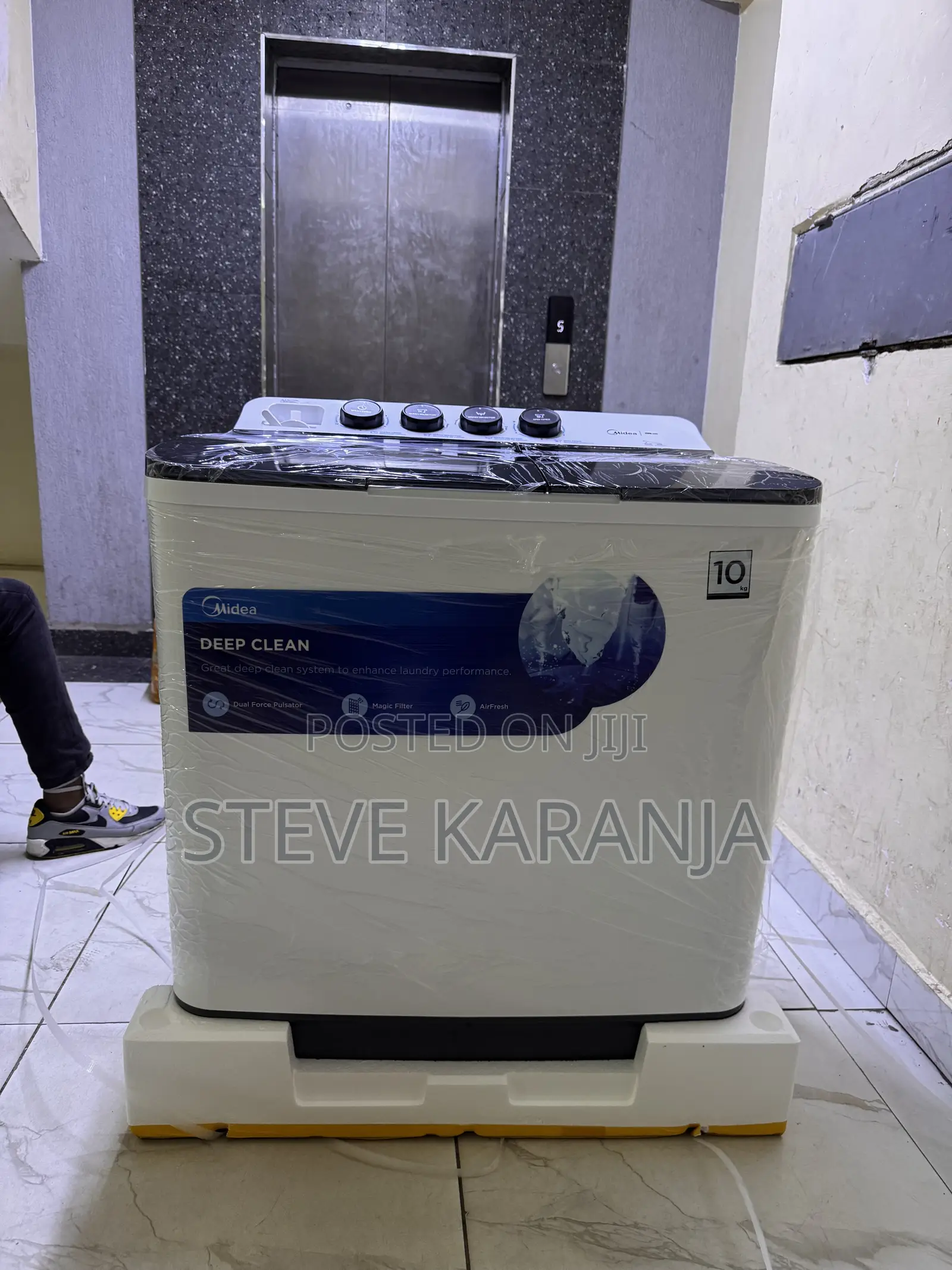 Midea Semi Automatic Washing Machine 10kg Capacity