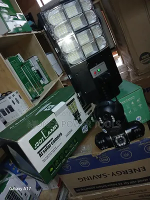 JSOT Lamp 1000W AI Triple Lens Solar Camera and Street Light