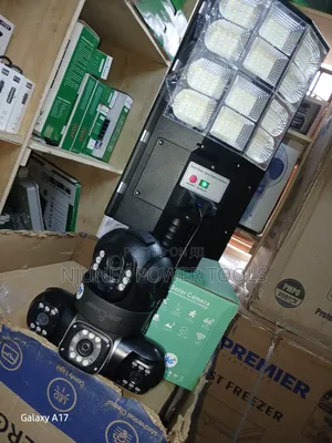 JSOT Lamp 1000W AI Triple Lens Solar Camera and Street Light
