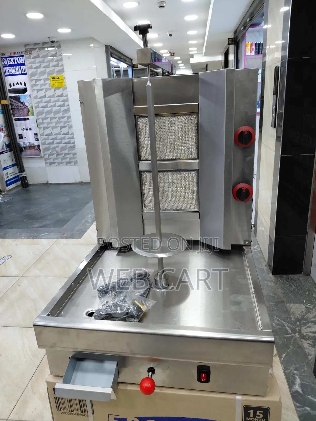 Heavy Duty Gas Shawarma Machine 2 Burner