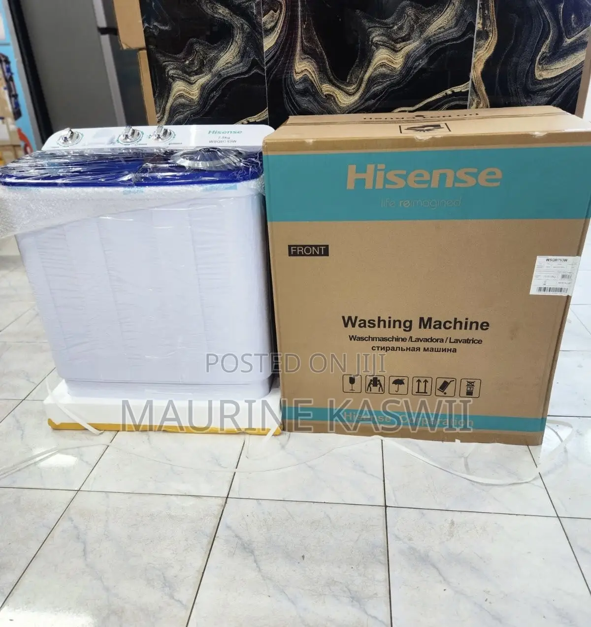 Hisensr Twin Tub 7.5kg