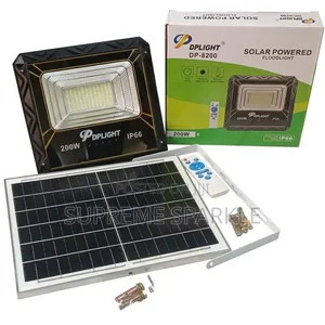 200W DPLIGHT Solar Flood Light DP-8200 18W Panel