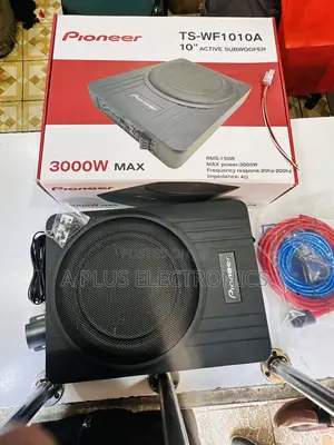 Pioneer Underseat Subwoofer WF1010 3000W Deep Bass Compact Subwoofer