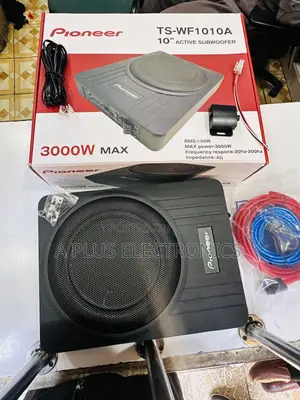 Pioneer Underseat Subwoofer WF1010 3000W Compact High Power Subwoofer
