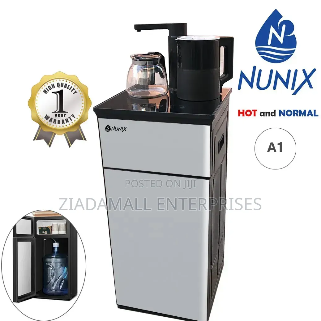 Silver Nunix A1 Bottom Load Hot and normalWater Dispenser
