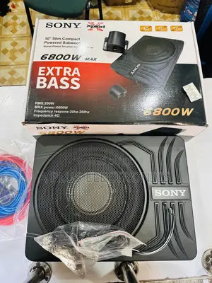 Sony Underseat Subwoofer S10 6800W Powerful Bass Car Audio