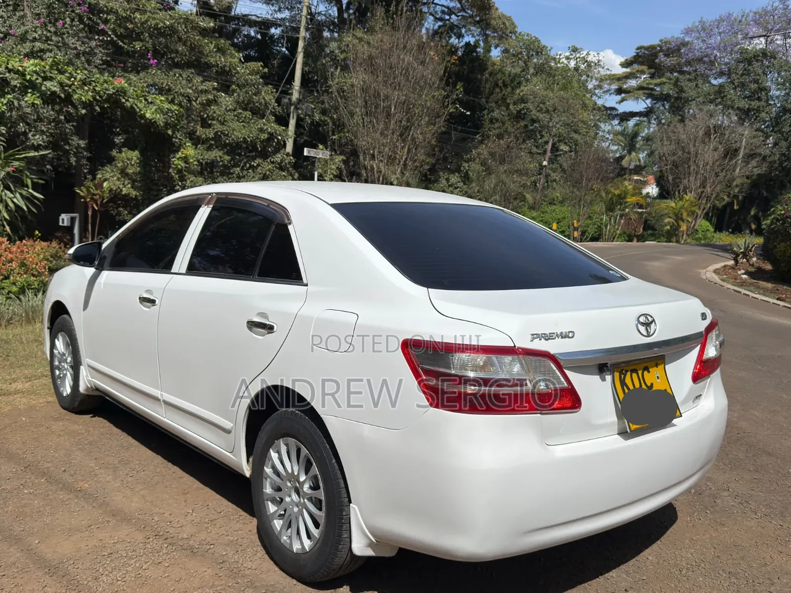 Toyota Premio 2015 White