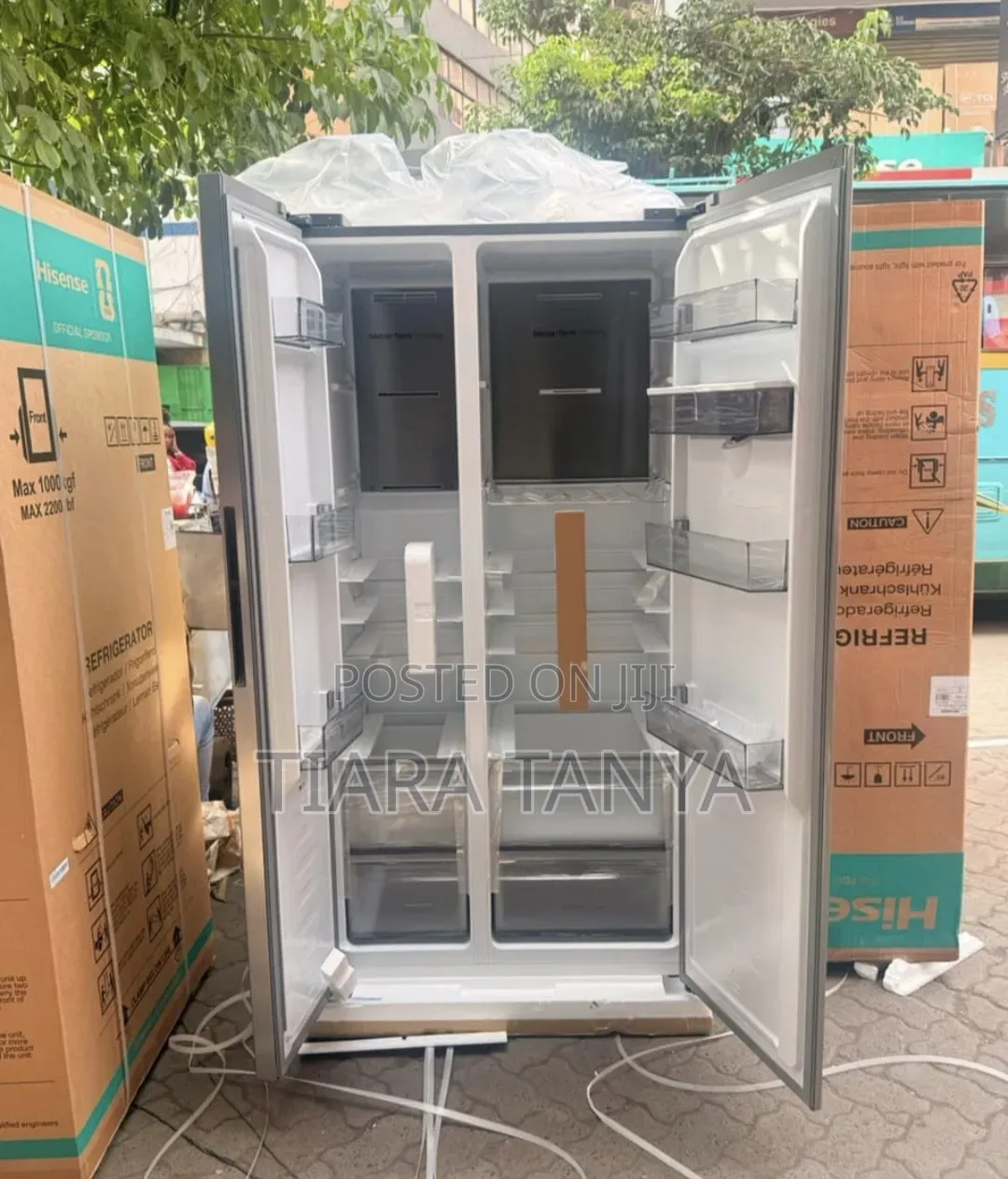 Hisense Side by Side 538dr No Frost Fridge