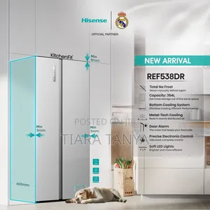 Hisense Side by Side 538dr No Frost Fridge