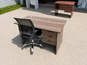 Walnut Office Desk With Chair