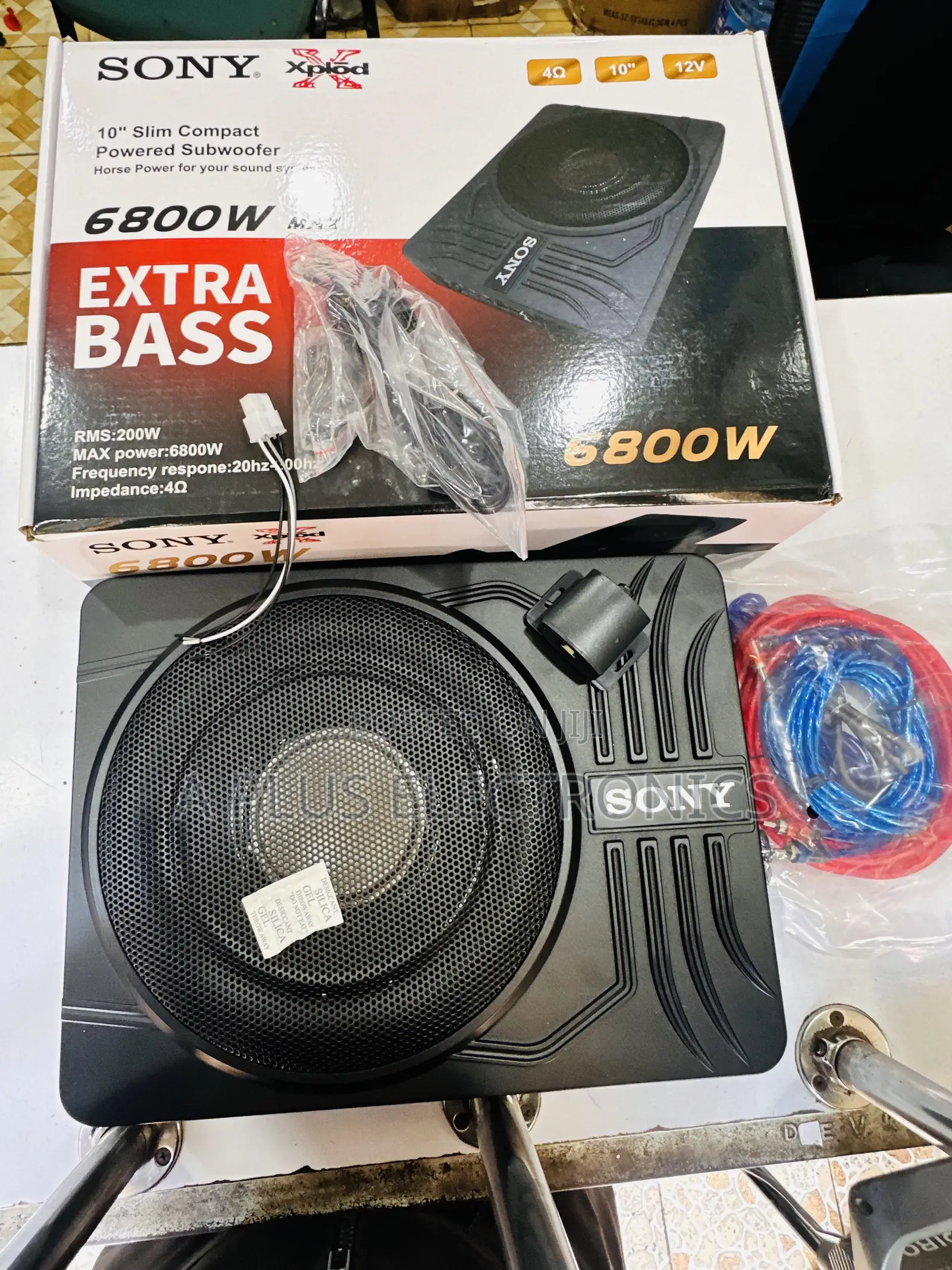 Sony Underseat Subwoofer S10 6800W Premium Car Audio System