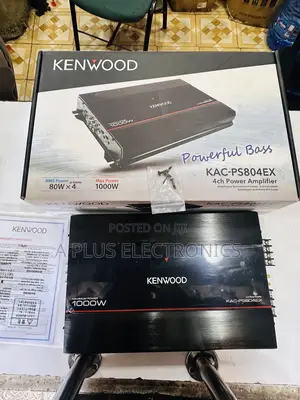 Kenwood Amplifier 4 Channel 1000W 804EX – High Power Sound System Amp