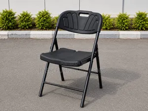 Black Metal Folding Chairs