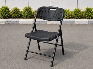Black Metal Folding Chairs