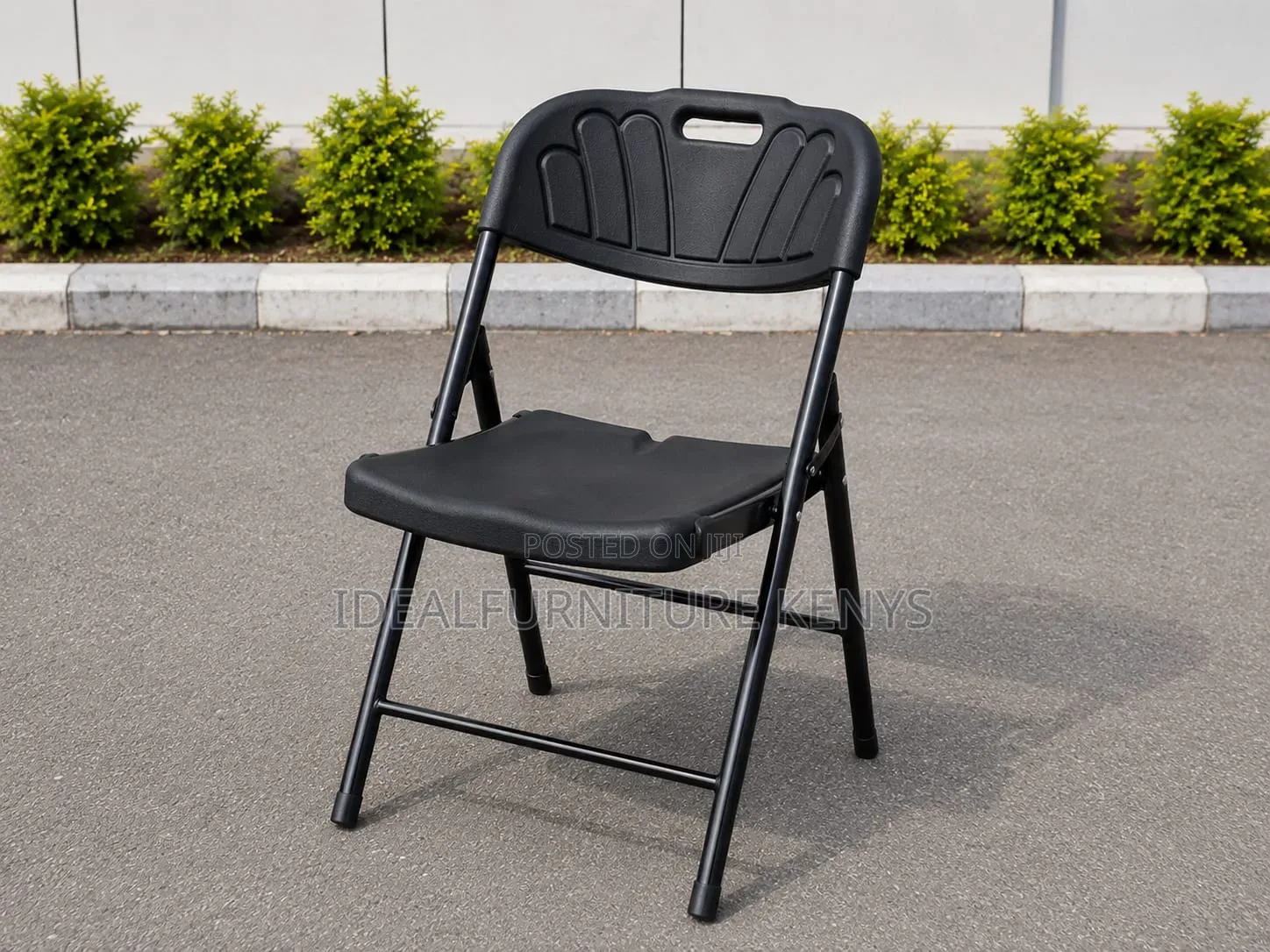 Black Metal Folding Chairs