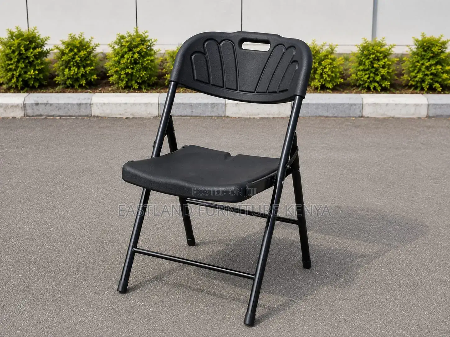 Black Metal Folding Chairs
