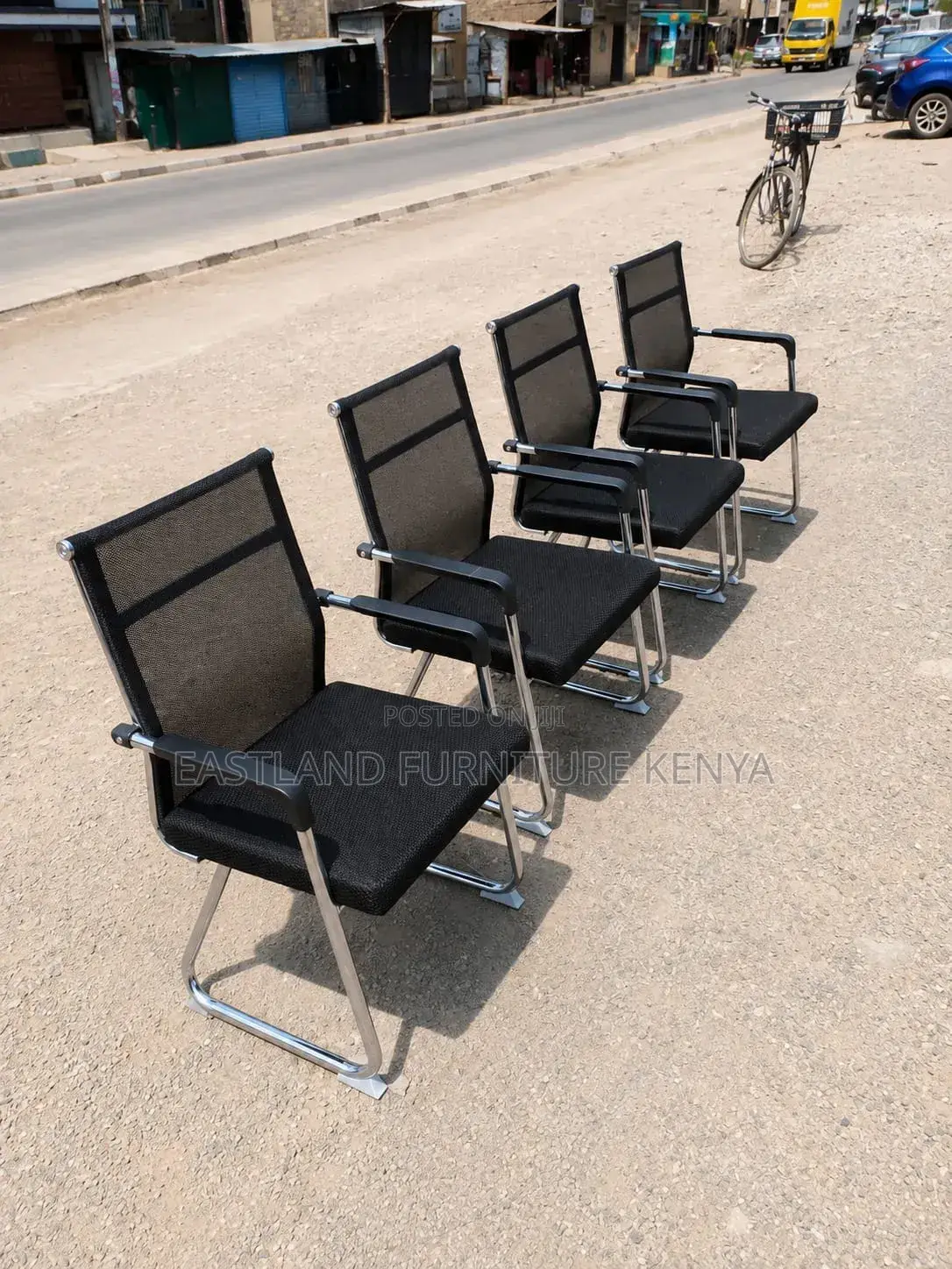 Black Fabric Seat