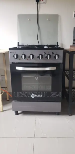 Nunix 60×60 3 Gas + 1 Electric Cooker With Electric Oven