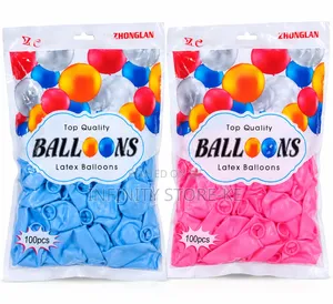 Too Quality Latex Balloons 100 PCS a Pack for Parties and Decorations