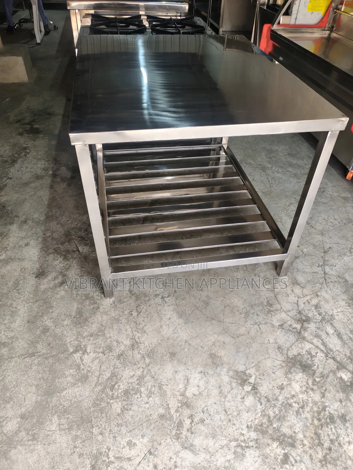Commercial Island Work Table
