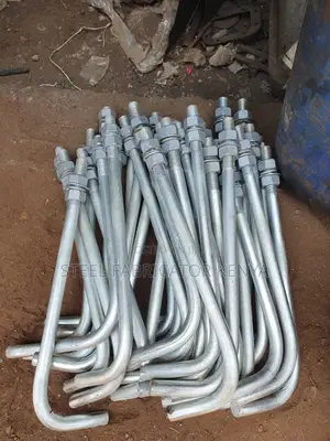 M20 × 1200 Mm J-Bolt – Foundation Anchor Bolt
